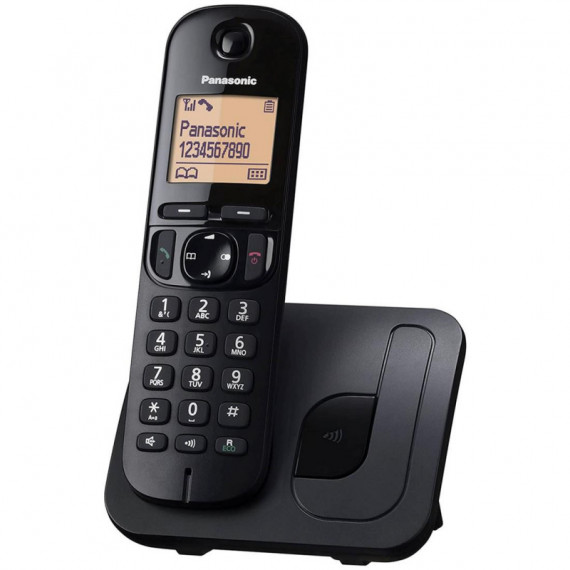 PANASONIC KX-TGC210SPB Teléfono Inalámbrico Dect Negro