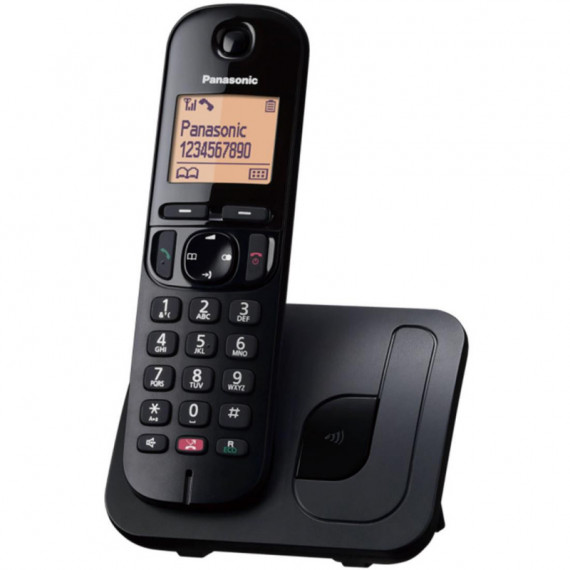 Teléfono Inalámbrico PANASONIC KX-TGC250SPB Negro