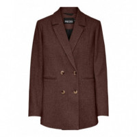 PIECES Chaquetas Mujer Chaqueta Blazer Haven Chicory Coffee