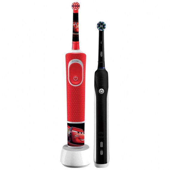 BRAUN Oral-b Pack Familiar Cars Cepillo Eléctrico (D16.513.1U + D100.410.2K)