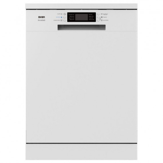SVAN SVJ606D 3ª Band + Cesto Lavavajillas 15C 6P 60CM Blanco