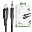 Cable Lightning - 3.5MM 1.2 M ACEFAST C1-06 Certificado Negro
