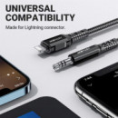 Cable Lightning - 3.5MM 1.2 M ACEFAST C1-06 Certificado Negro