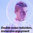 ACEFAST T8 Crystal Auricular BLUETOOTH Púrpura Alfalfa