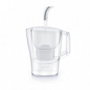 BRITA Jarra Filtrante Aluna Blanca 2.4L+ Filtro Maxtra Pro