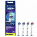 BRAUN Oral-b 4 Cabezales de Recambio 3D White (EB18PRB-4)