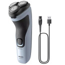 PHILIPS Afeitadora X3003 Seco y Húmedo Recargable y Cortapatillas