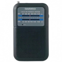 DAEWOO DW1008BK Radio Portátil Am/fm Negro