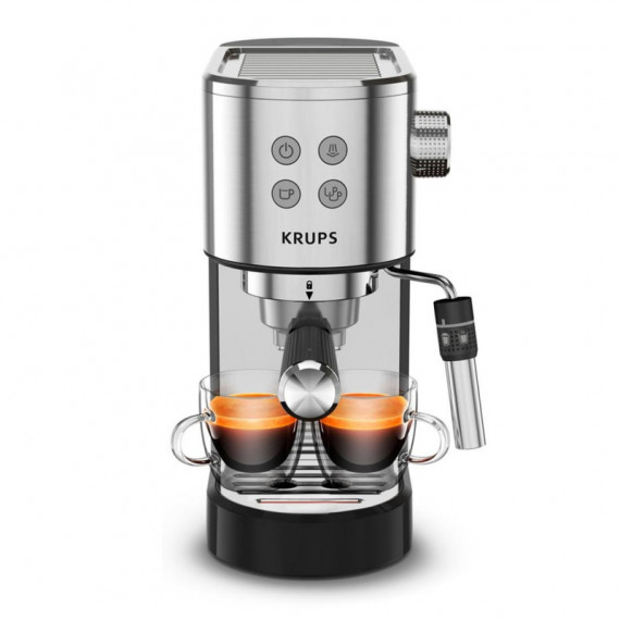 KRUPS XP444C10 Cafetera Espress Virtuoso 15 Bar 1400W Inox