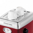 RUSSELL HOBBS 28250-56 Cafetera Espresso 15 Bar Roja