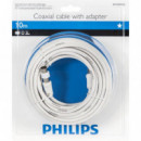 PHILIPS SWV2204W/10 Cable Antena Coaxial TV 10 Metros