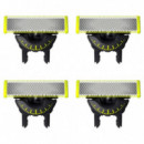 PHILIPS QP440/50 Recambio para Oneblade 360 Pack de 4