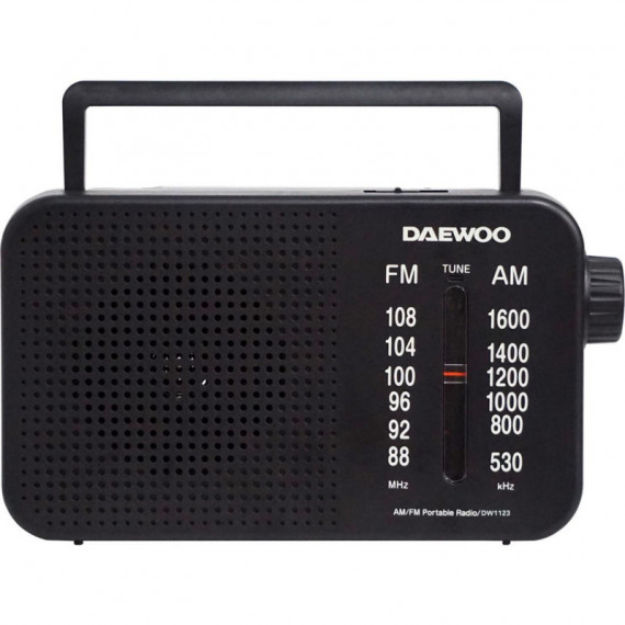 DAEWOO DW1123  Radio Portátil Ac/dc Negro