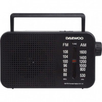 DAEWOO DW1123  Radio Portátil Ac/dc Negro