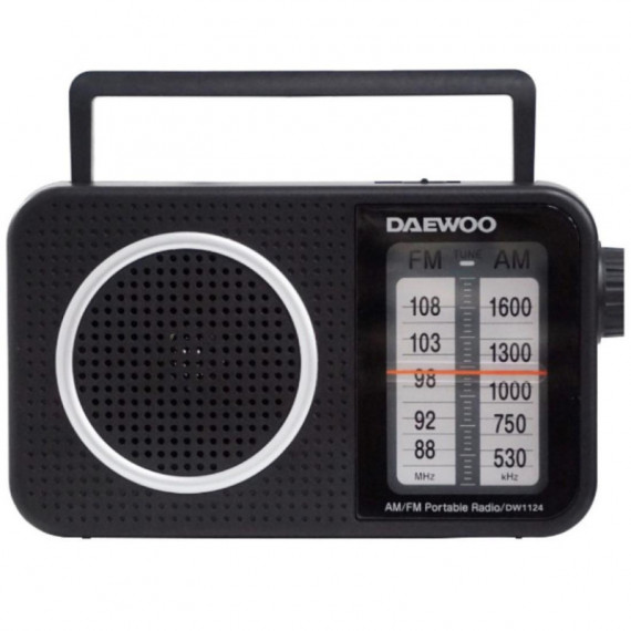 DAEWOO DW1124  Radio Portátil Ac/dc Negro