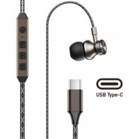 REMAX RM-760A Auricular con Cableusb-c con Cancelación de Ruido Tarnish