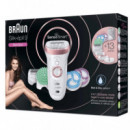 BRAUN Silk-épil 9 9/990 Skinspa Depiladora Mujera Incluye 13 Accesorios
