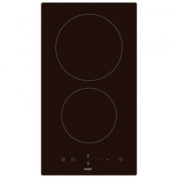 SVAN SV2301 Vitrocerámica 2F 50CM Cristal Negro