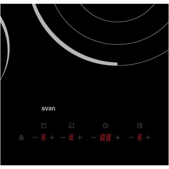 SVAN SV3601 Vitrocerámica 3F 60CM Cristal Negro - Guanxe Atlantic Marketplace