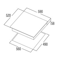 CATA Ibs 6303 E2 Placa Inducción 220-240V 50-60HZ