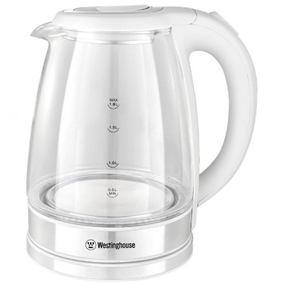 WESTINGHOUSE WKWKKL21WH Hervidor de Cristal 1.8 Litros 1.500W sin Cable