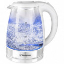 WESTINGHOUSE WKWKKL21WH Hervidor de Cristal 1.8 Litros 1.500W sin Cable