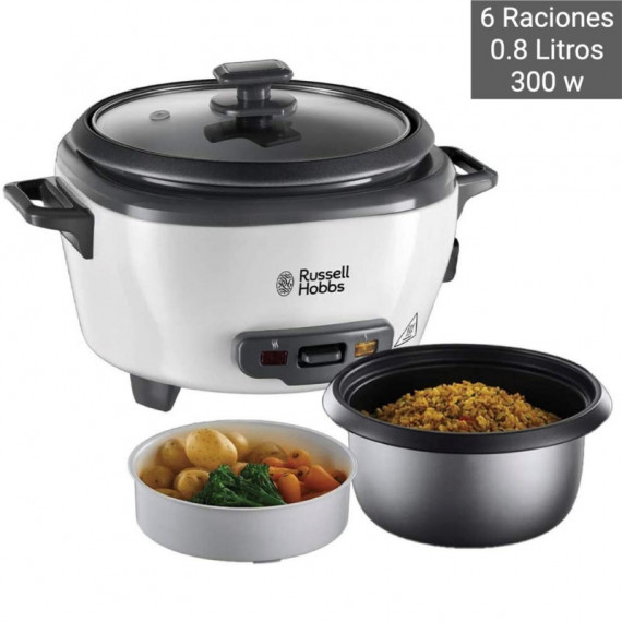 RUSSELL HOBBS 27030-56 Arrocera Mediana para 6 Raciones 300W