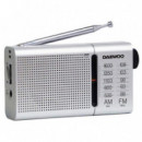 DAEWOO DW1037 Radio Am/fm con Altavoz y Antena Plata