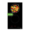 Svan SI2301 Placa Induccion 30cm 2F Cristal Negro