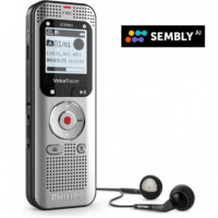 PHILIPS DVT2015 Grabadora de Voz con 8GB y Reconocimiento de Voz