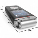 PHILIPS DVT2110 Grabadora de Voz 8GB con 2 Micrófonos Hifi