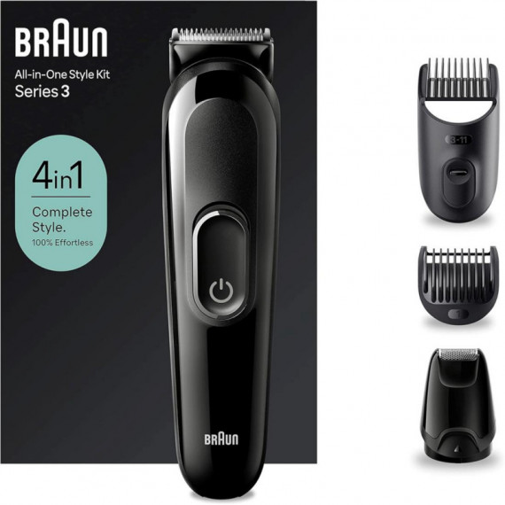 BRAUN SK3400/BK Recortadora para Pelo y Barba 4-1
