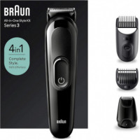 BRAUN SK3400/BK Recortadora para Pelo y Barba 4-1