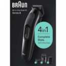 BRAUN SK3400/BK Recortadora para Pelo y Barba 4-1