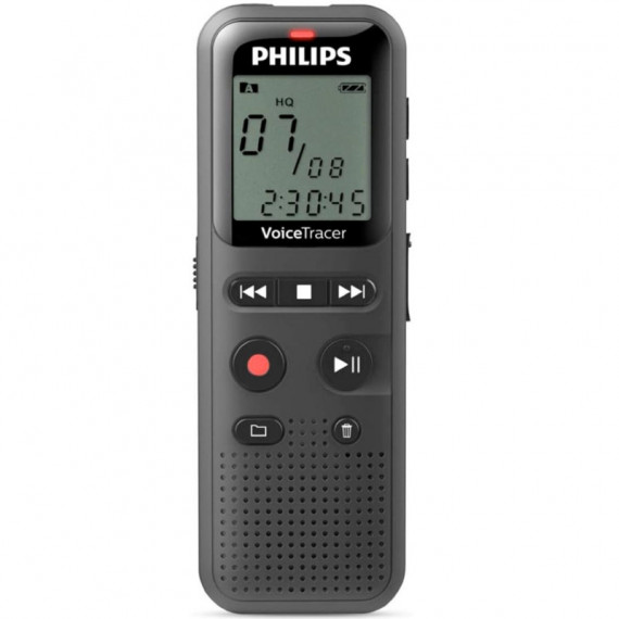 PHILIPS DVT1160 Grabadora Audio 8GB Negra