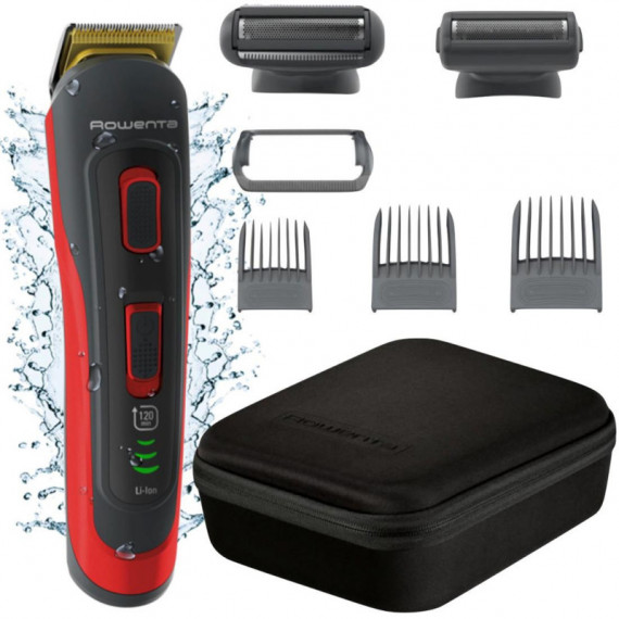 ROWENTA TN9400 Recortadora Recargable 8 en 1 para Barba, Cabello y Cuerpo