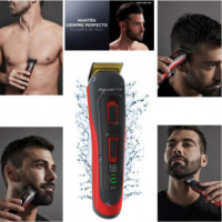 ROWENTA TN9400 Recortadora Recargable 8 en 1 para Barba, Cabello y Cuerpo