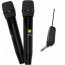 HiFuture WM100 Pack de 2 Micrófonos Inalámbricos 2.4G Recargables