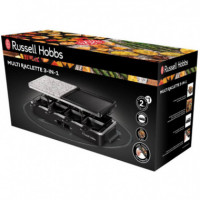 RUSSELL HOBBS 26280-56 Parrilla, Piedra y Raclette 3-1