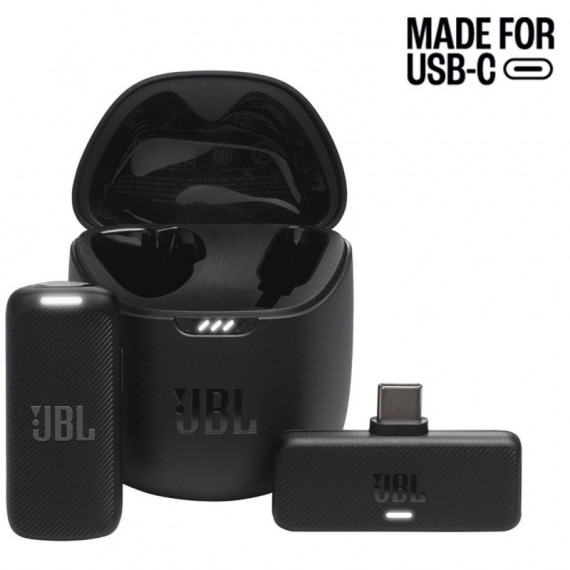 JBL Quantum Stream Micrófono de Corbata Inalámbrico 100 Metros (usb-c) Black