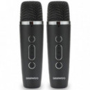 DAEWOO DW3008 Altavoz Karaoke BLUETOOTH y USB 15W Recargable con 2 Micros