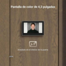 EZVIZ HP2 Mirilla Inteligente Wifi con Pantalla 4.3" Plata