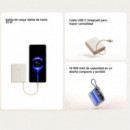 XIAOMI Powerbank 10.000 Mah 22.5W  con Cable Integrado Ice Blue (BHR9073GL)