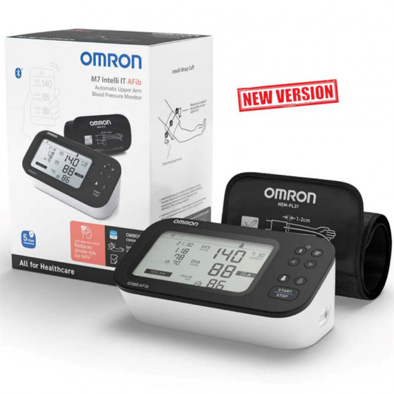 OMRON M7 Intelli It Afib Tensiómetro BLUETOOTH HEM-7380T1