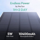 BOTSLAB W314 Cámara de Seguridad 360º con 4G Lte, Batería y Panel Solar