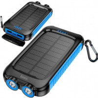Powerbank HOCO DB51 con Panel Solar 8.000 Mah y Luz Led