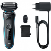 BRAUN Afeitadora 51-M1000S Serie 5 Recargable, Wet & Dry