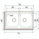 CATA C2AG 2C Fregadero