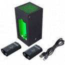 NACON Pack Cargador y Dos Baterias Externas para Mandos Xbox