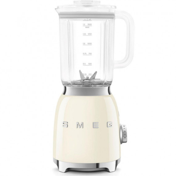 SMEG Batidora Vaso 800W 1.5L Pica Hielo Crema (BLF03CREU)